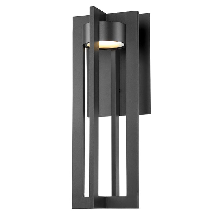 W.A.C. Lighting WS-W48620-BK LED Wall Light, Black