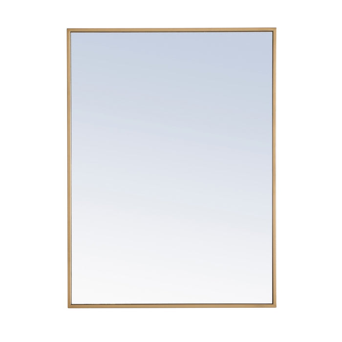 Elegant Lighting MR4072BR Mirror, Brass