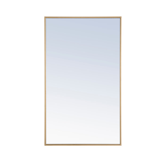 Elegant Lighting MR4075BR Mirror, Brass