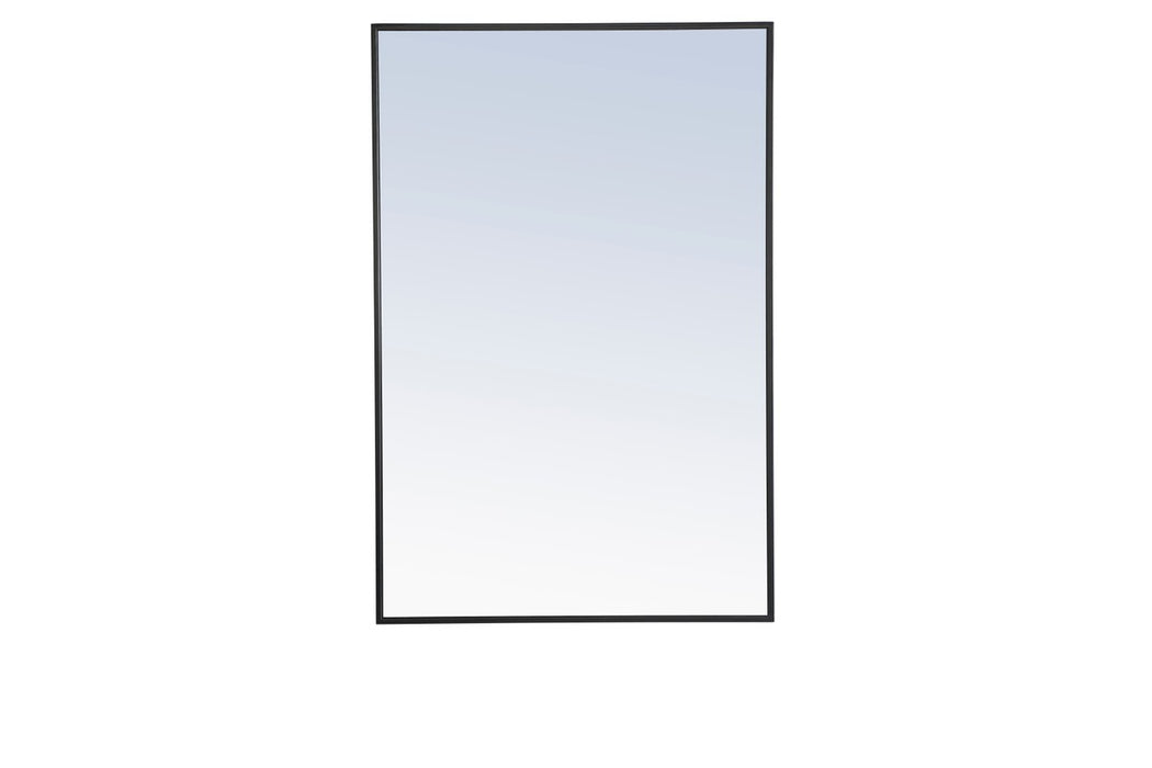 Elegant Lighting MR4077BK Mirror, Black