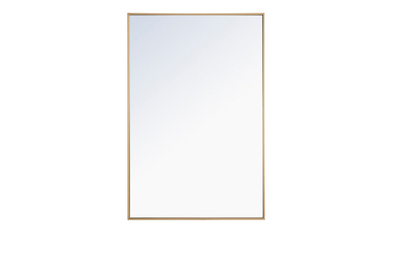 Elegant Lighting MR4078BR Mirror, Brass