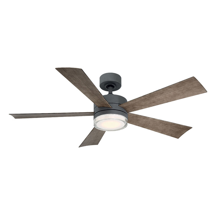 Modern Forms Fans FR-W1801-52L-GH/WG 52" Ceiling Fan, Graphite/Weathered Gray