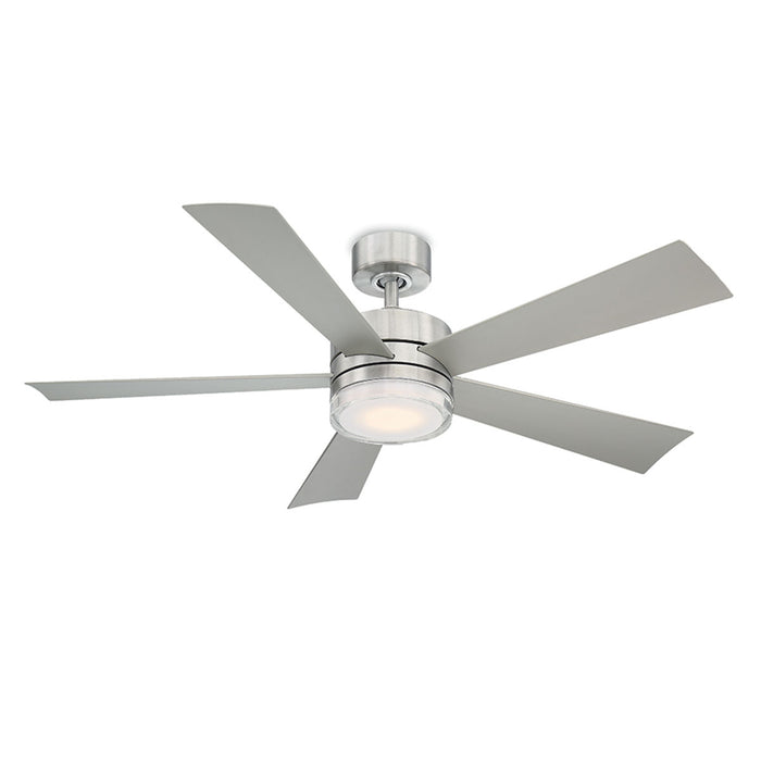 Modern Forms Fans FR-W1801-52L-SS 52" Ceiling Fan, Stainless Steel