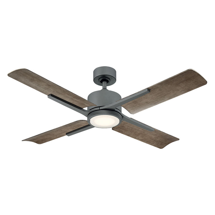 Modern Forms Fans FR-W1806-56L-GH/WG 56" Ceiling Fan, Graphite/Weathered Gray