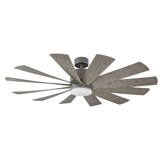Modern Forms Fans FR-W1815-60L-GH/WG 60" Ceiling Fan, Graphite/Weathered Gray