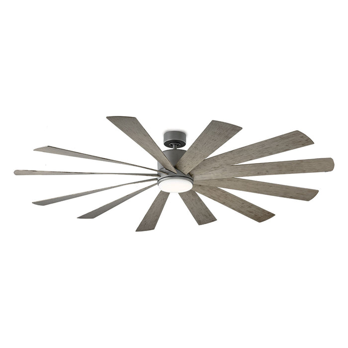 Modern Forms Fans FR-W1815-80L-GH/WG 80" Ceiling Fan, Graphite/Weathered Gray