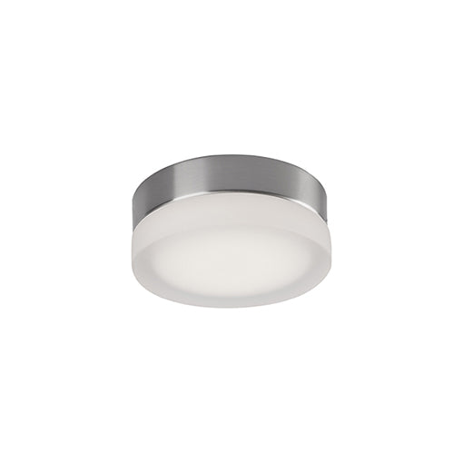 Kuzco Lighting FM3506-BN LED Flush Mount, Brushed Nickel/Frosted
