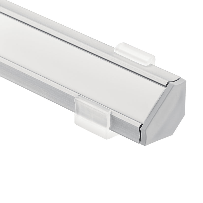Kichler 1TEK145SF2SIL Tape Extrusion Kit, Silver