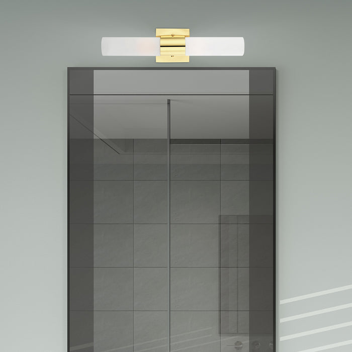 Livex Lighting 10102-02 Two Light Bath Vanity, Polished Brass
