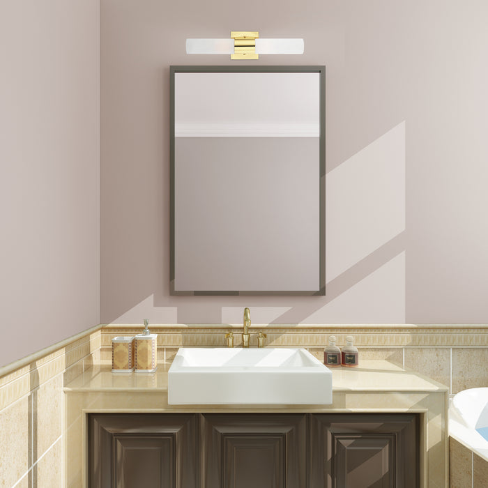 Livex Lighting 10102-02 Two Light Bath Vanity, Polished Brass