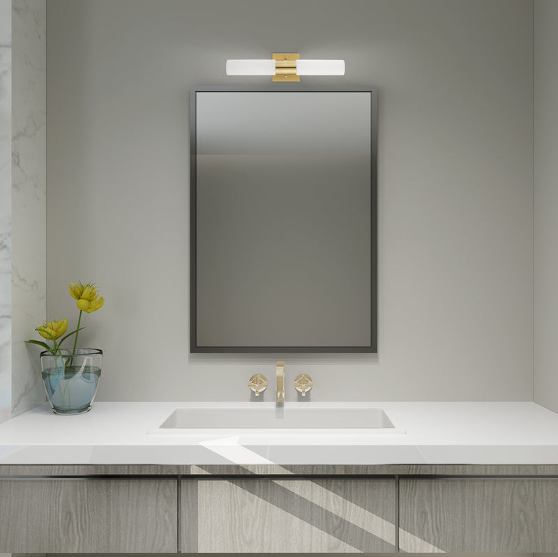 Livex Lighting 10102-12 Two Light Bath Vanity, Satin Brass
