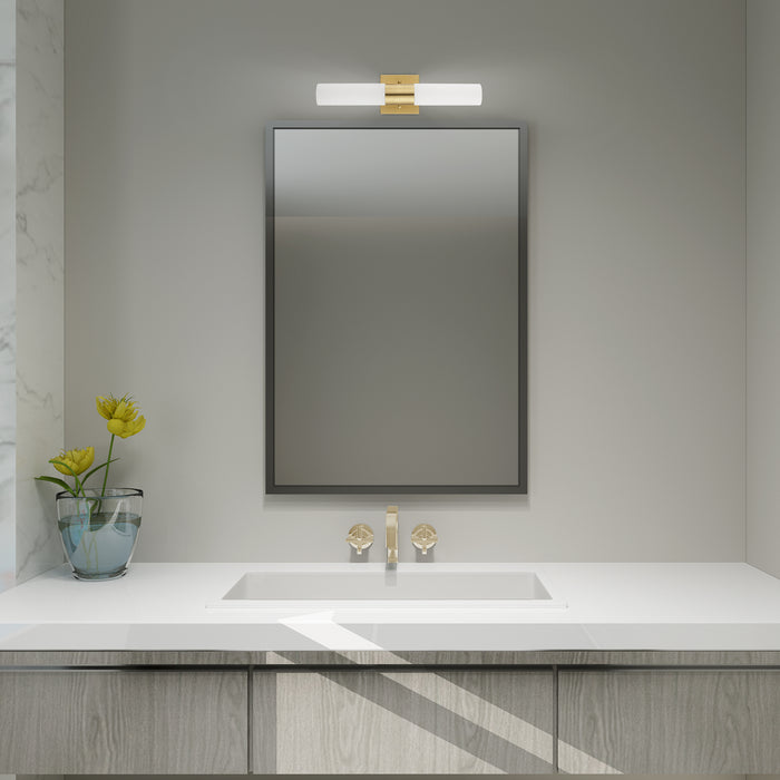Livex Lighting 10102-12 Two Light Bath Vanity, Satin Brass
