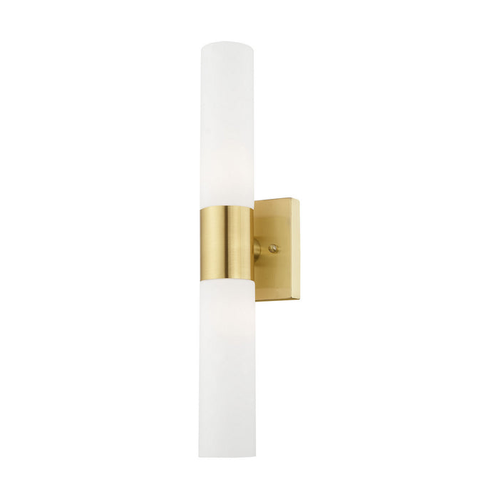 Livex Lighting 10102-12 Two Light Bath Vanity, Satin Brass