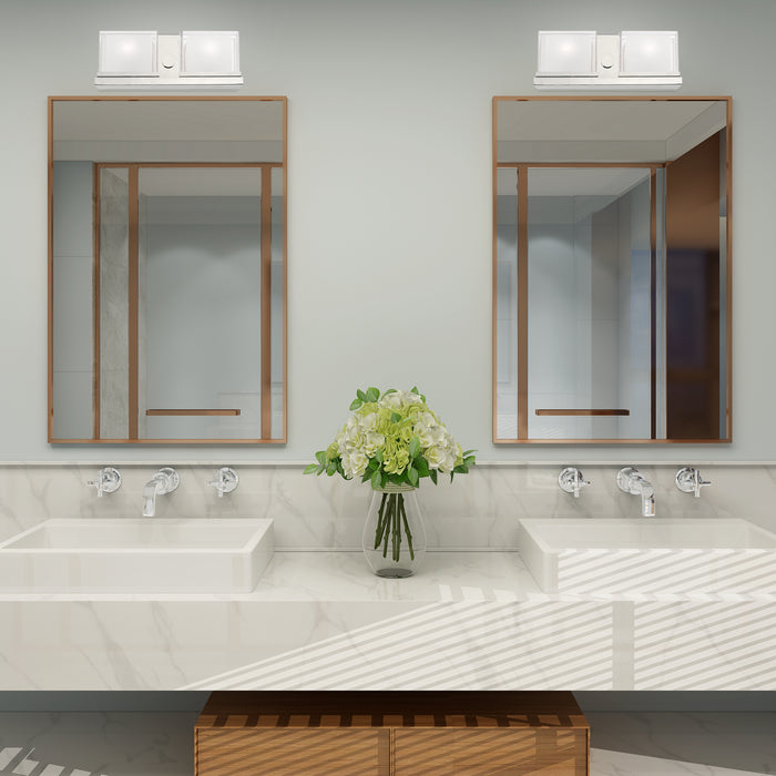 Livex Lighting 10122-05 Two Light Bath Vanity, Polished Chrome