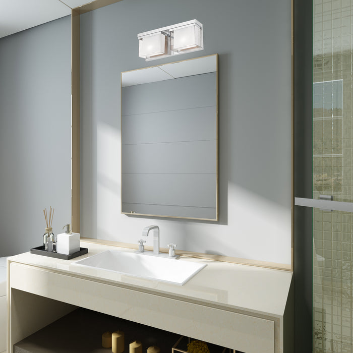 Livex Lighting 10122-05 Two Light Bath Vanity, Polished Chrome