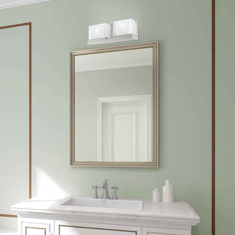 Livex Lighting 10122-05 Two Light Bath Vanity, Polished Chrome