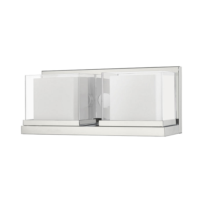 Livex Lighting 10122-05 Two Light Bath Vanity, Polished Chrome