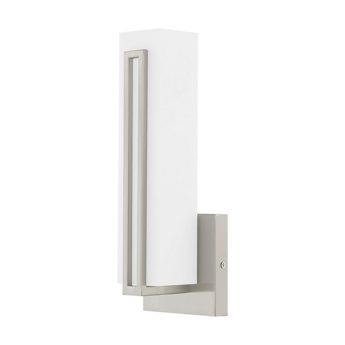 Livex Lighting 10190-91 LED Wall Sconce, Brushed Nickel