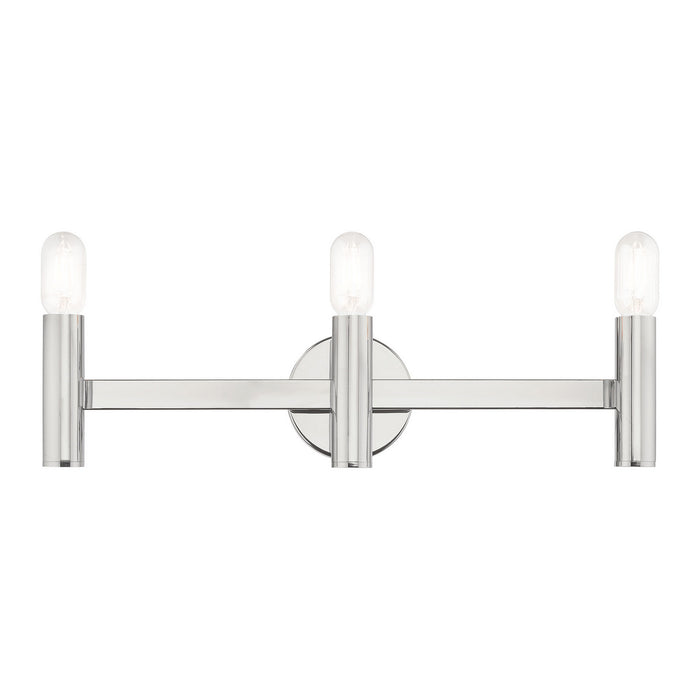 Livex Lighting 10343-05 Three Light Bath Vanity, Polished Chrome