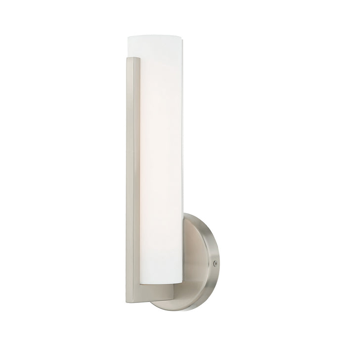 Livex Lighting 10351-91 LED Wall Sconce, Brushed Nickel