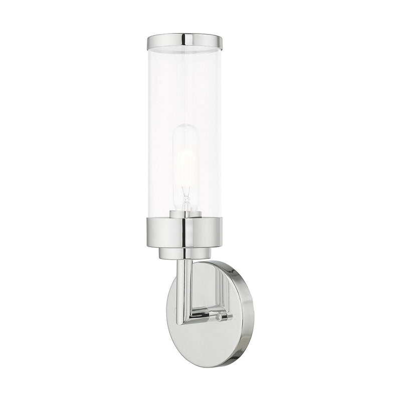 Livex Lighting 10361-05 One Light Wall Sconce, Polished Chrome