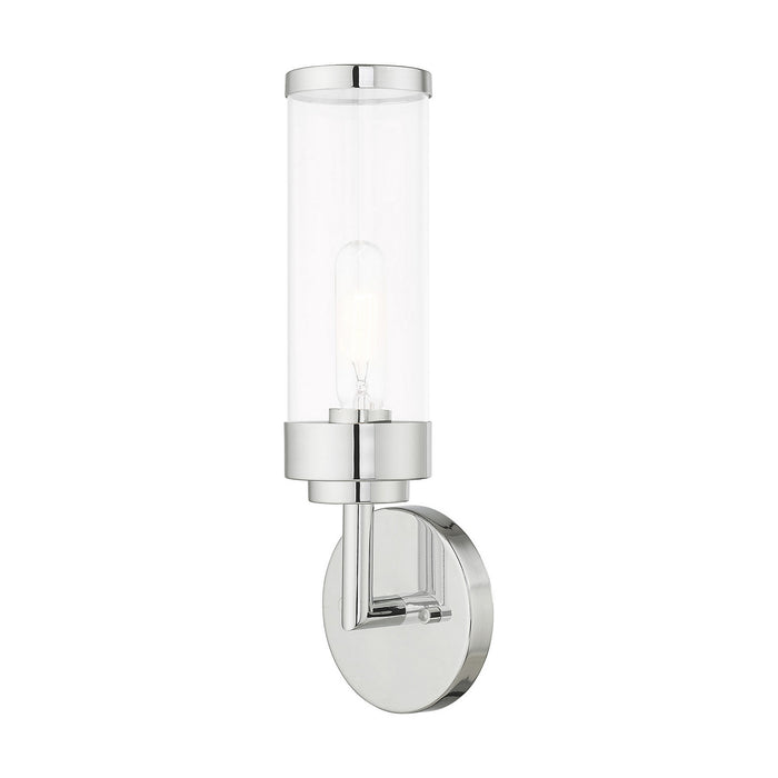 Livex Lighting 10361-05 One Light Wall Sconce, Polished Chrome
