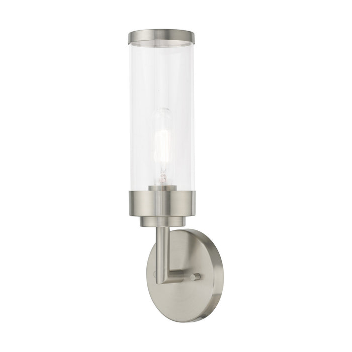 Livex Lighting 10361-91 One Light Wall Sconce, Brushed Nickel