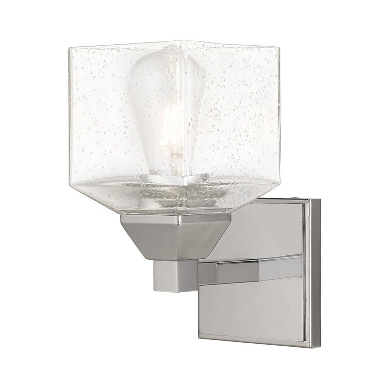 Livex Lighting 10381-05 One Light Wall Sconce, Polished Chrome