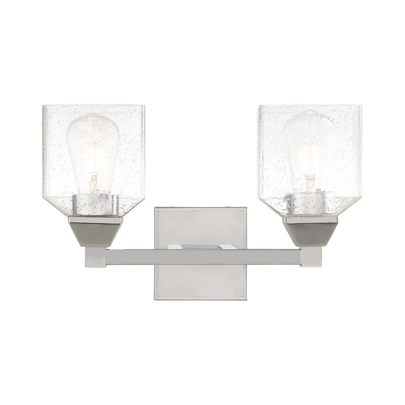 Livex Lighting 10382-05 Two Light Bath Vanity, Polished Chrome