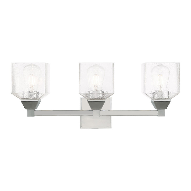 Livex Lighting 10383-05 Three Light Bath Vanity, Polished Chrome