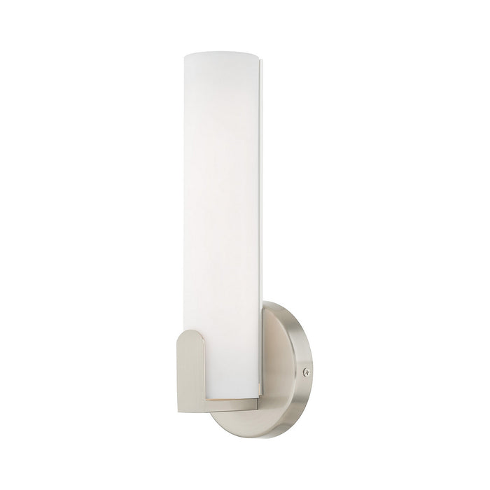 Livex Lighting 16361-91 LED Wall Sconce, Brushed Nickel