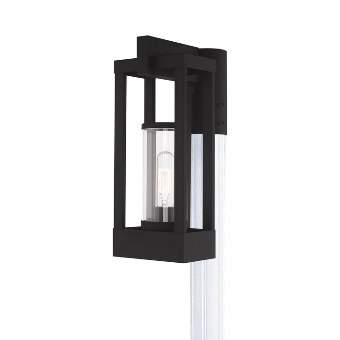 Livex Lighting 20994-04 One Light Outdoor Post-Top Lanterm, Black