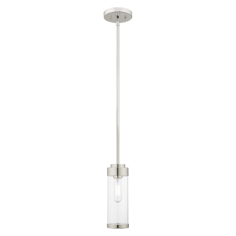 Livex Lighting 40470-05 One Light Mini Pendant, Polished Chrome