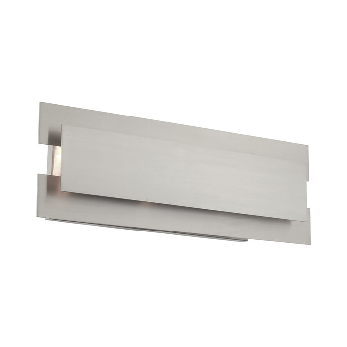Livex Lighting 40693-91 Three Light Bath Vanity, Brushed Nickel