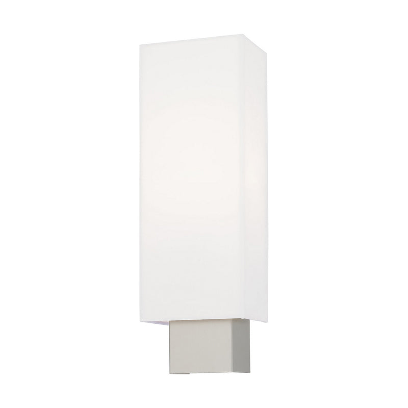 Livex Lighting 41092-91 One Light Wall Sconce, Brushed Nickel