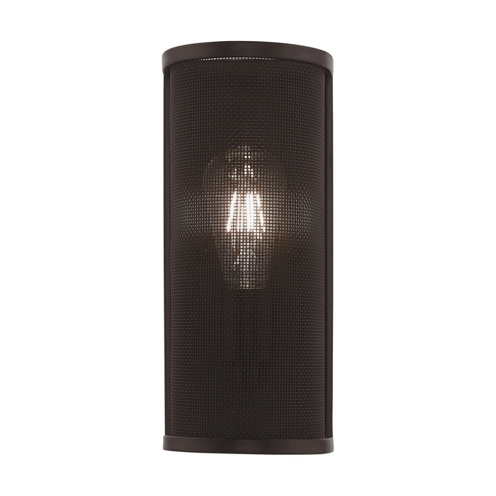 Livex Lighting 41209-07 One Light Wall Sconce, Bronze