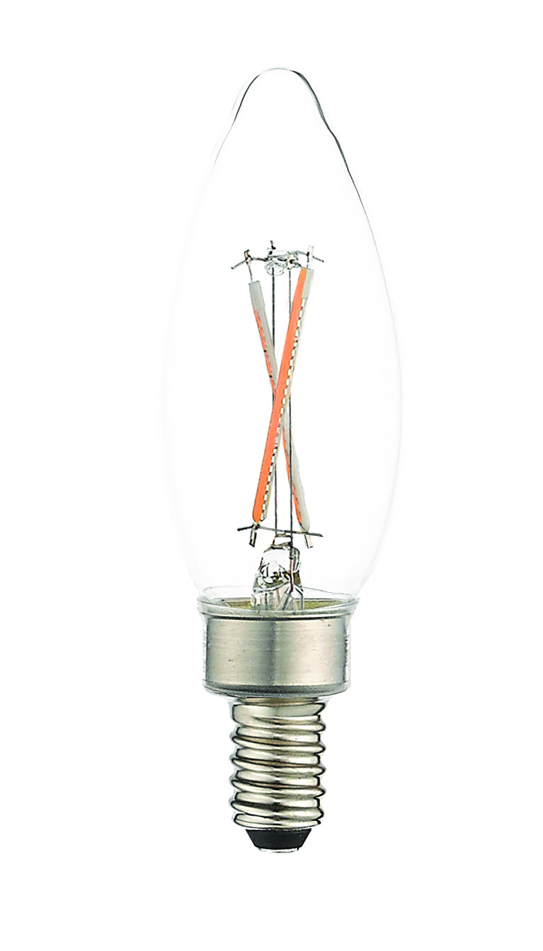Livex Lighting 920213X60 Filament LED Bulbs, Clear Glass