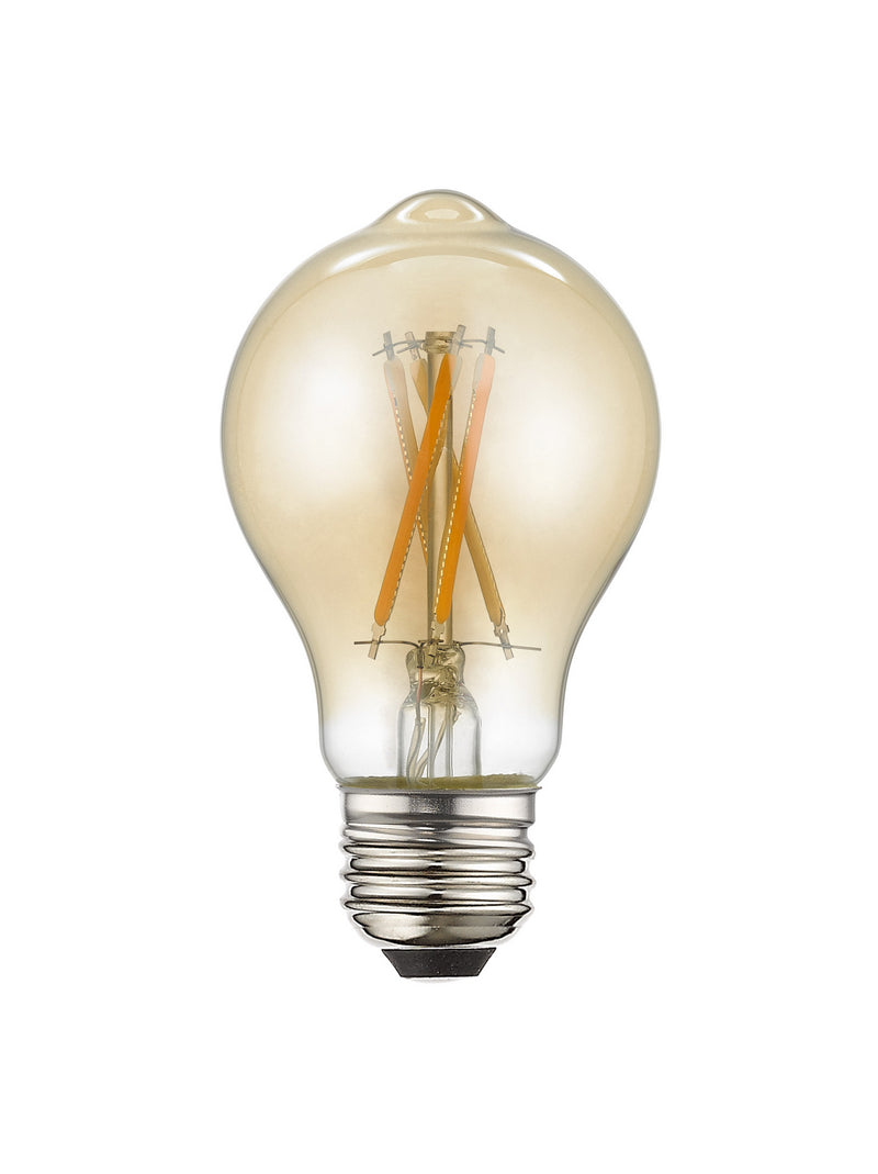 Livex Lighting 960424X60 Filament LED Bulbs, Amber Glass