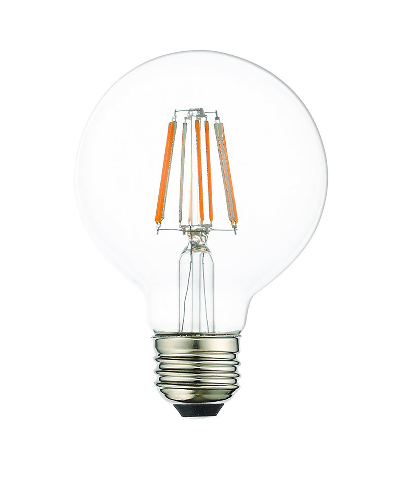 Livex Lighting 960812X10 Filament LED Bulbs, Clear Glass