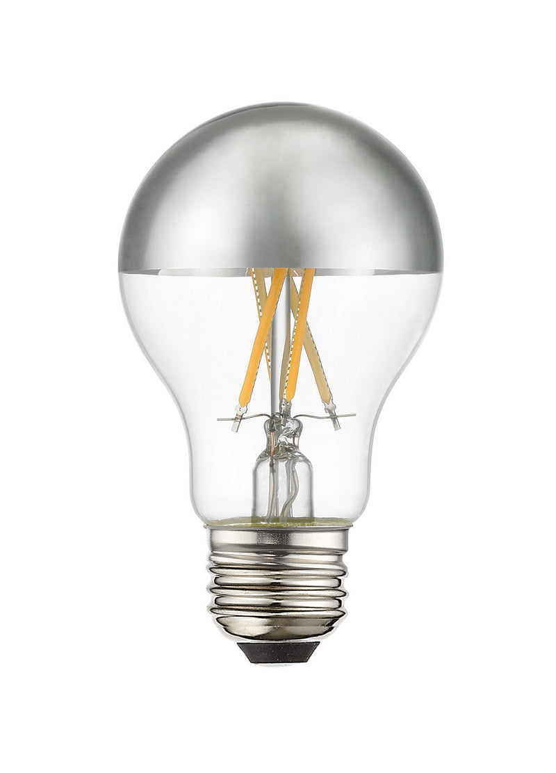 Livex Lighting 960836X10 Filament LED Bulbs, Silver Top Clear Glass