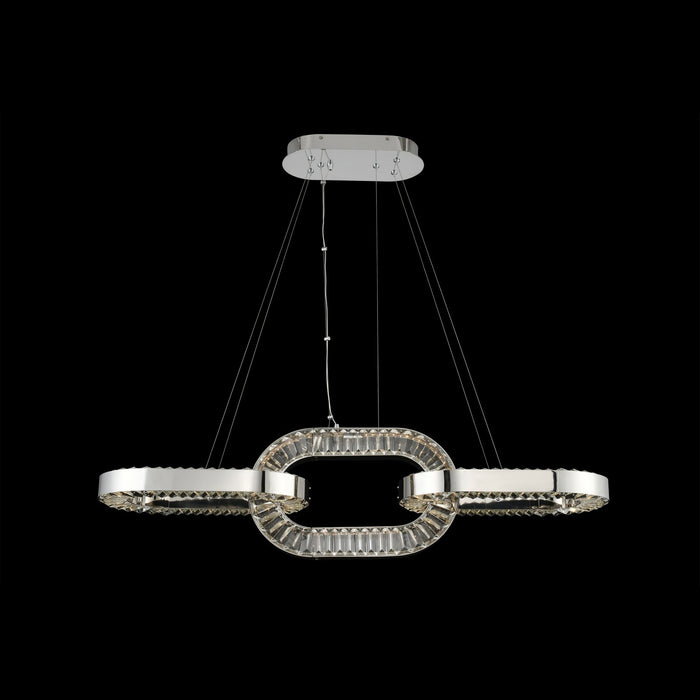 Allegri 034360-010-FR001 LED Island Pendant, Chrome