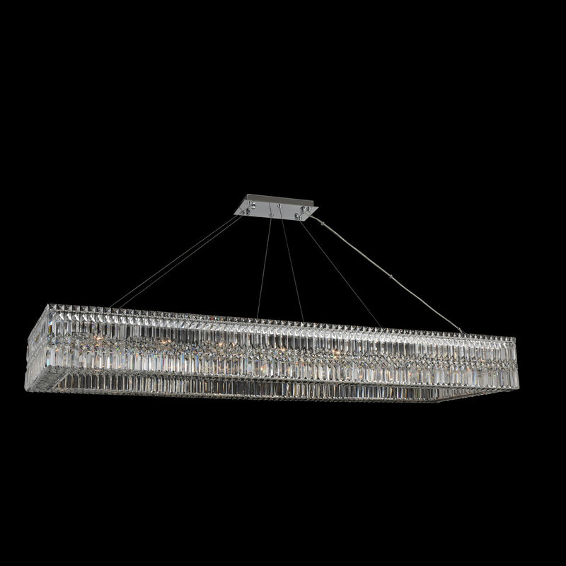 Allegri 035062-010-FR001 20 Light Island Pendant, Chrome