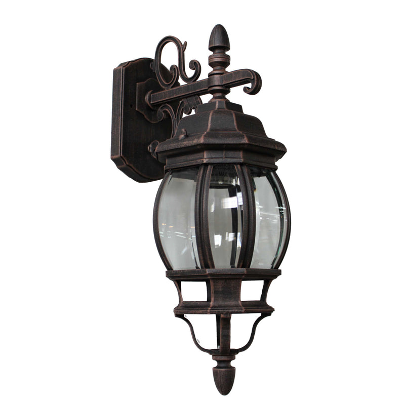 Artcraft AC8090RU One Light Outdoor Wall Mount, Rust