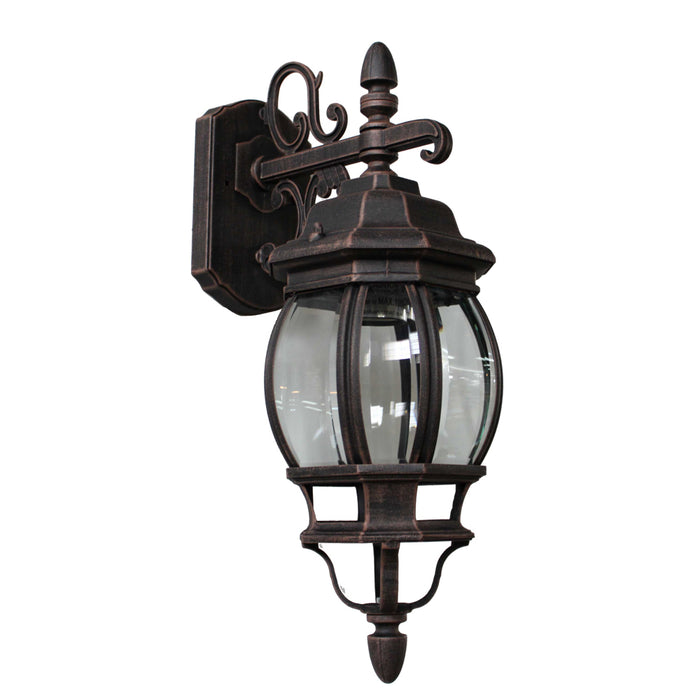 Artcraft AC8090RU One Light Outdoor Wall Mount, Rust