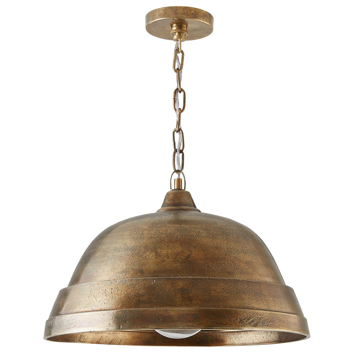 Capital Lighting 330311XB One Light Pendant, Oxidized Brass