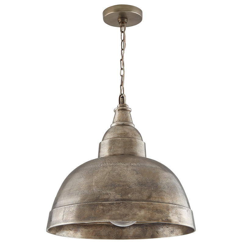 Capital Lighting 330313XN One Light Pendant, Oxidized Nickel