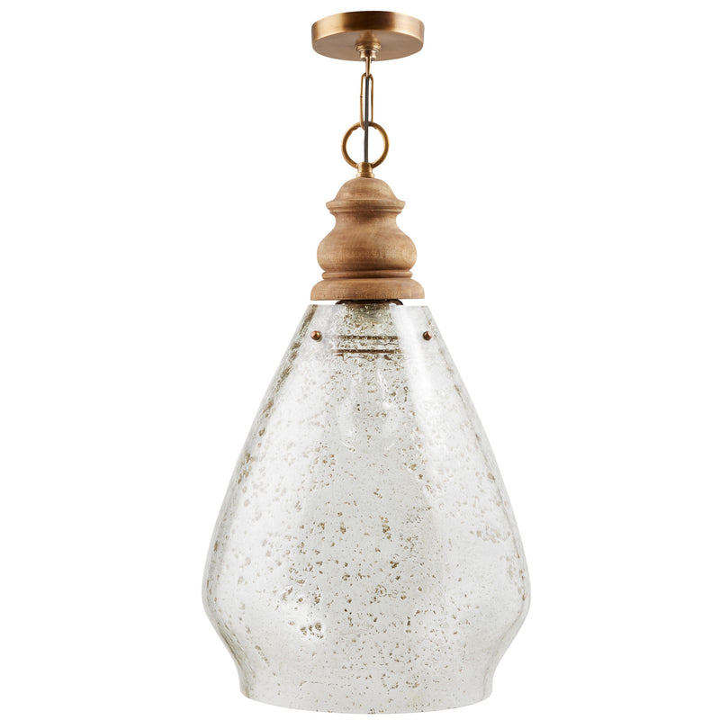Capital Lighting 330418LW One Light Pendant, Light Wood