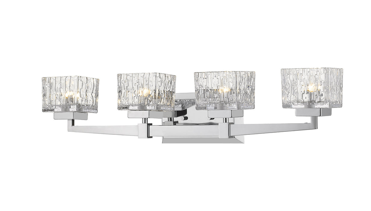 Z-Lite 1927-4V-CH Four Light Vanity, Chrome