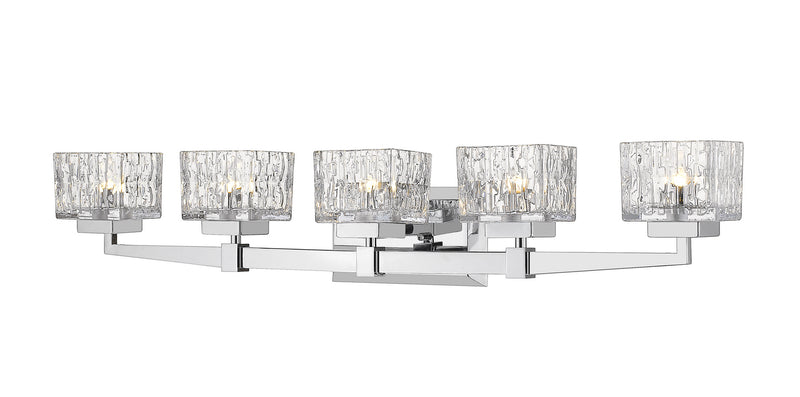 Z-Lite 1927-5V-CH Five Light Vanity, Chrome