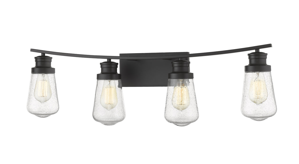 Z-Lite 1928-4V-BRZ Four Light Vanity, Bronze
